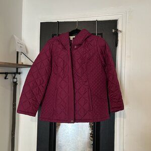 Appleseed's Zip Up Coat Purple